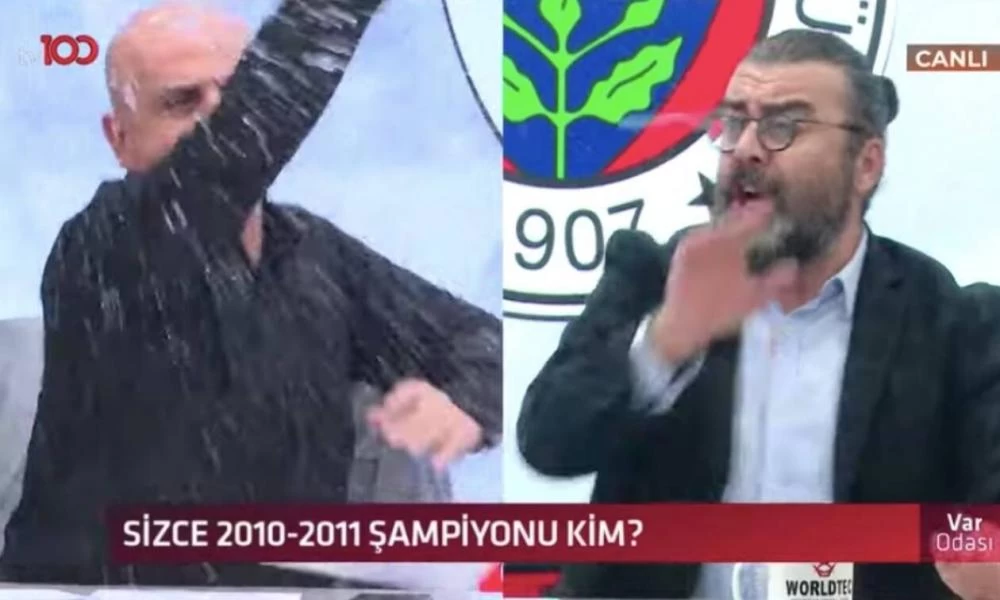 Τουρκία: Απίστευτος καβγάς στον "αέρα" με αφορμή...τη Φενέρμπαχτσε-"Εκτοξεύτηκαν" ποτήρια